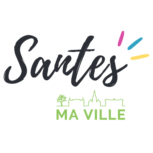 Santes, ma ville logo