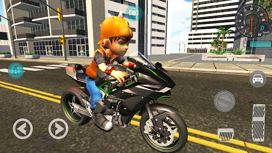 BoBoiBoy Game Bike Stunt 3D