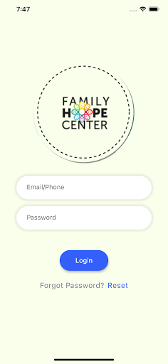 Android application Family Hope Center screenshort