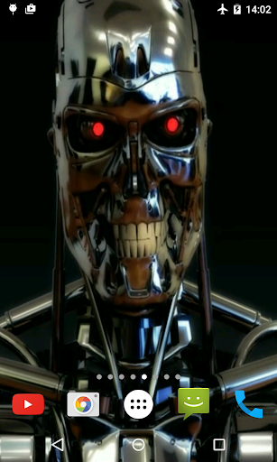 Iron Robot 3D Live Wallpaper Screen 2