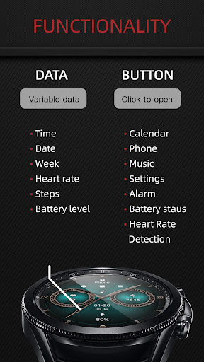Business Emerald For Wear OS Screen 2