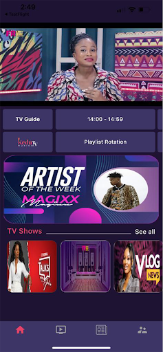 Android application KeduTV screenshort