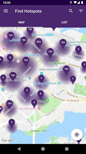 TELUS Wi-Fi Finder Screen 2