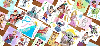 Game screenshot Disney: мир раскрасок hack