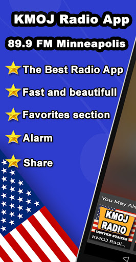 Android application KMOJ Radio App 89.9 FM Minneap screenshort