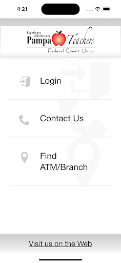 Android application Pampa Teachers FCU screenshort