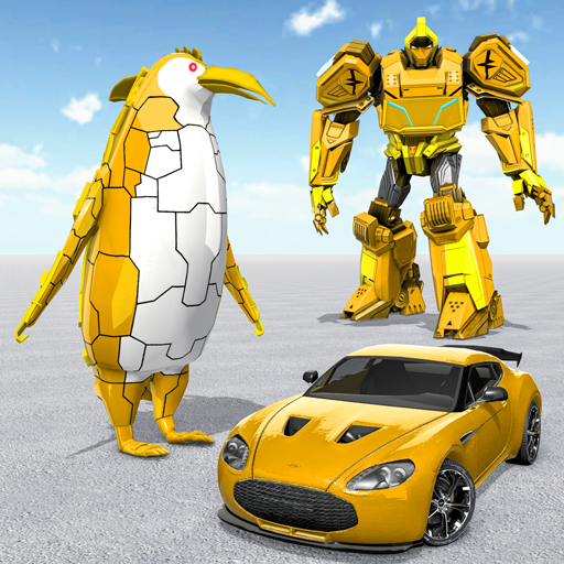 ペンギン ロボット 車 ゲーム： ロボット 変身 ゲーム