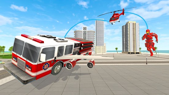 Fire Truck Robot Transform - F Screenshot