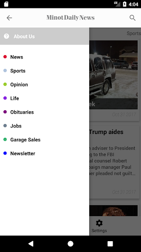 The Minot Daily News Screen 2
