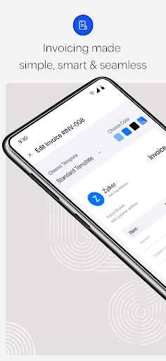 Screenshot of Zoho Invoice - Invoice Maker