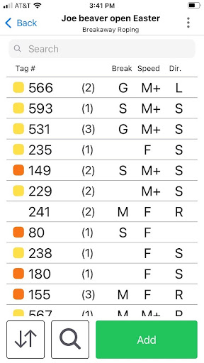 Calf Tracker Screen 2