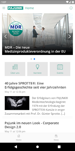 Android application MyPajunk screenshort