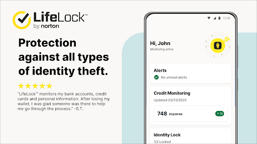 Screenshot of LifeLock Identity by Norton