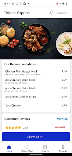 Chicken Express Screen 2