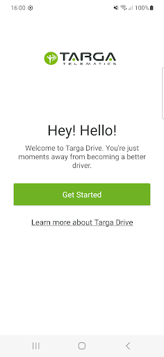 Android application Targa Drive screenshort
