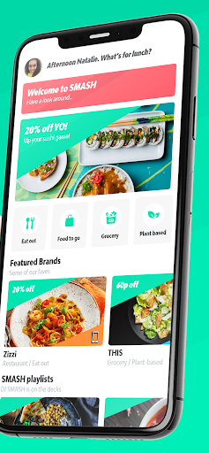 SMASH - The Food App Screen 2