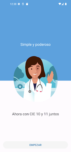 Android application CIE 10 y 11 (Español) screenshort