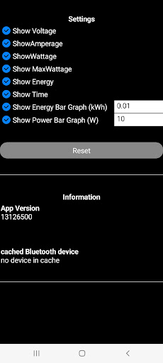 Wiltraco Power Analyzer Screen 2