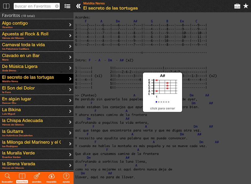 Latin Chords (LaCuerda PRO) MOD APK screenshot