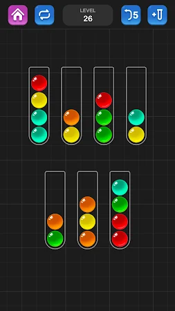 Game screenshot ボール選別 - 脳を鍛える色分けパズル ゲーム mod apk