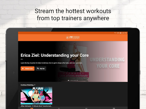 Screenshot of FitFusion Workouts