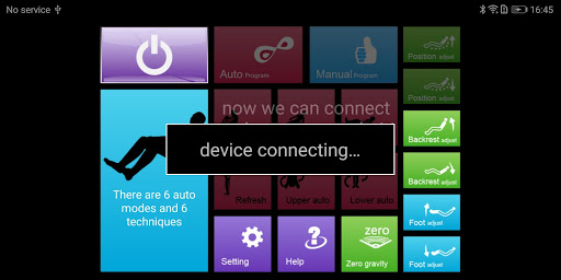 Android application Smart Chair-X3 screenshort