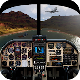 Airport: Pilot in Airplane 3D icon