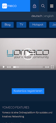 Android application Yomeco - Social Networking screenshort