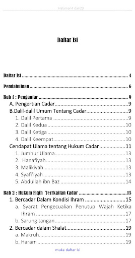 Hukum Cadar Bagi Wanita Screen 2
