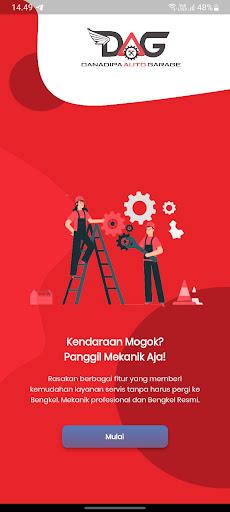 Android application Bengkol screenshort