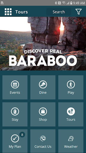 Android application Visit Baraboo! screenshort