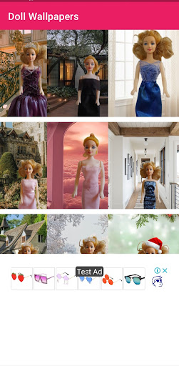 Android application Doll Wallpapers screenshort