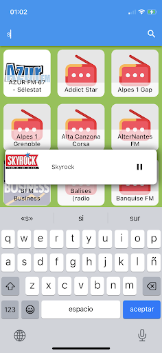 French Radio Stream Screen 3