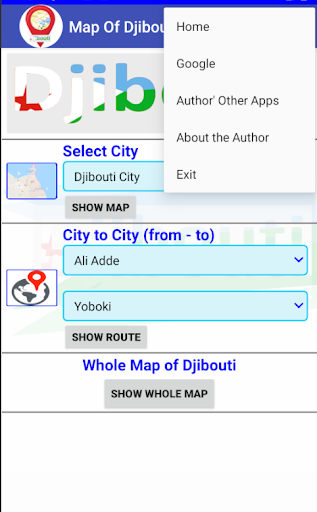 Map Of Djibouti Offline Screen 2