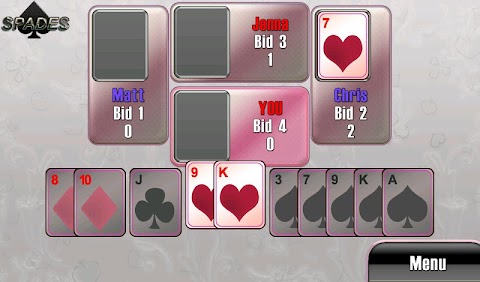 Spades Classic Card gameのおすすめ画像2