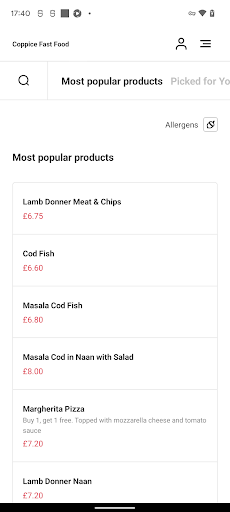 Coppice Fast Food Screen 3