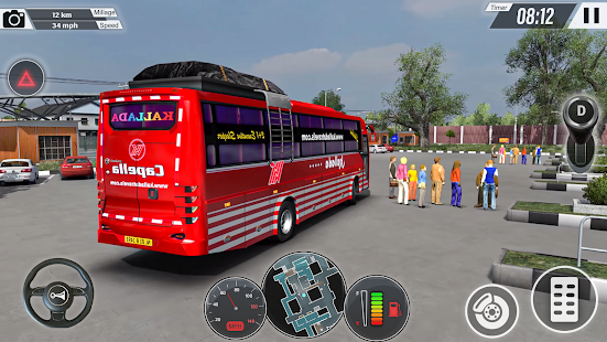 Coach Bus Driving Sim Game 3D screenshots 5