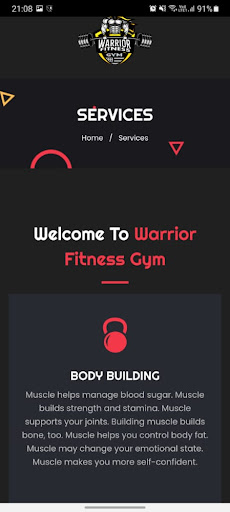 Warrior Fitness Screen 2