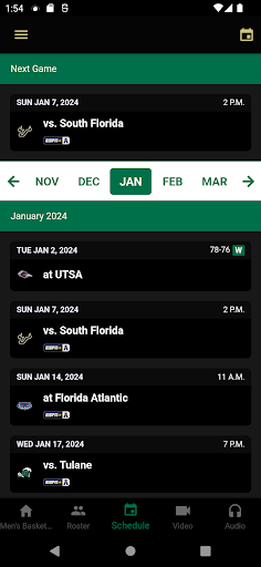 Screenshot of UAB Blazers