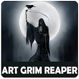 Cool Art Grim Reaper Wallpaper icon