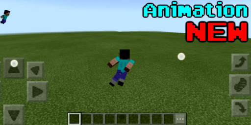 New Player Animation mod for MCPE