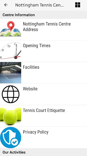 Nottingham Tennis Centre Screen 3