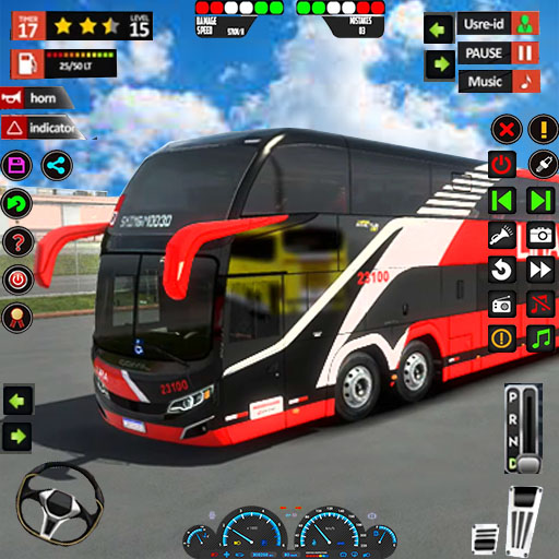 Android application Bus Simulator Game: Coach Bus screenshort