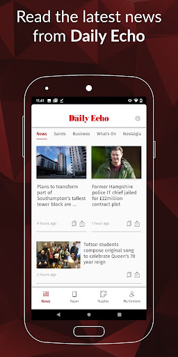 Android application Daily Echo screenshort