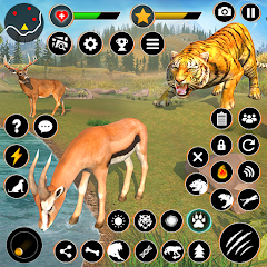 Tiger Simulator - Tiger Games Mod apk أحدث إصدار تنزيل مجاني