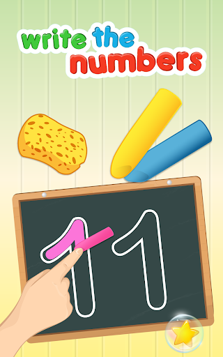 Screenshot of Write Numbers: Tracing 123