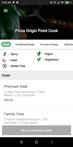 Pizza Origin Screen 3
