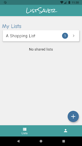 Android application ListSaver: Grocery & Shopping screenshort