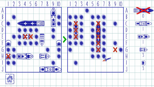 Sea Battle Ship Board Game Screen 3
