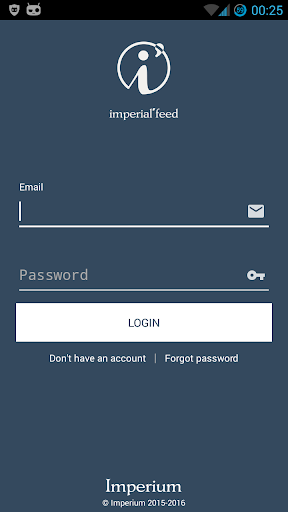 Android application imperial'Feed screenshort